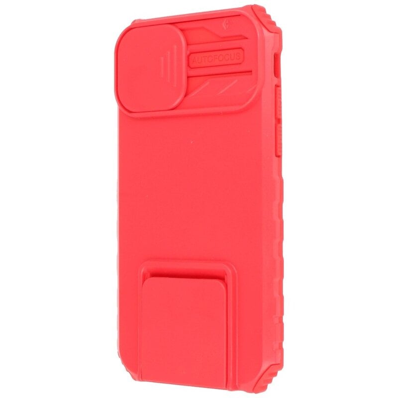 Window - Stand Backcover pour iPhone 14 Plus Rouge