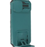 Window - Stand Backcover for iPhone 14 Plus Dark Green