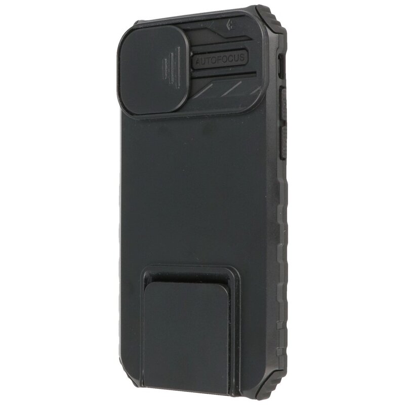 Window - Stand Back Cover pour iPhone 14 Pro Max Noir