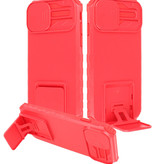 Window - Stand Backcover voor iPhone 14 Pro Max Rood