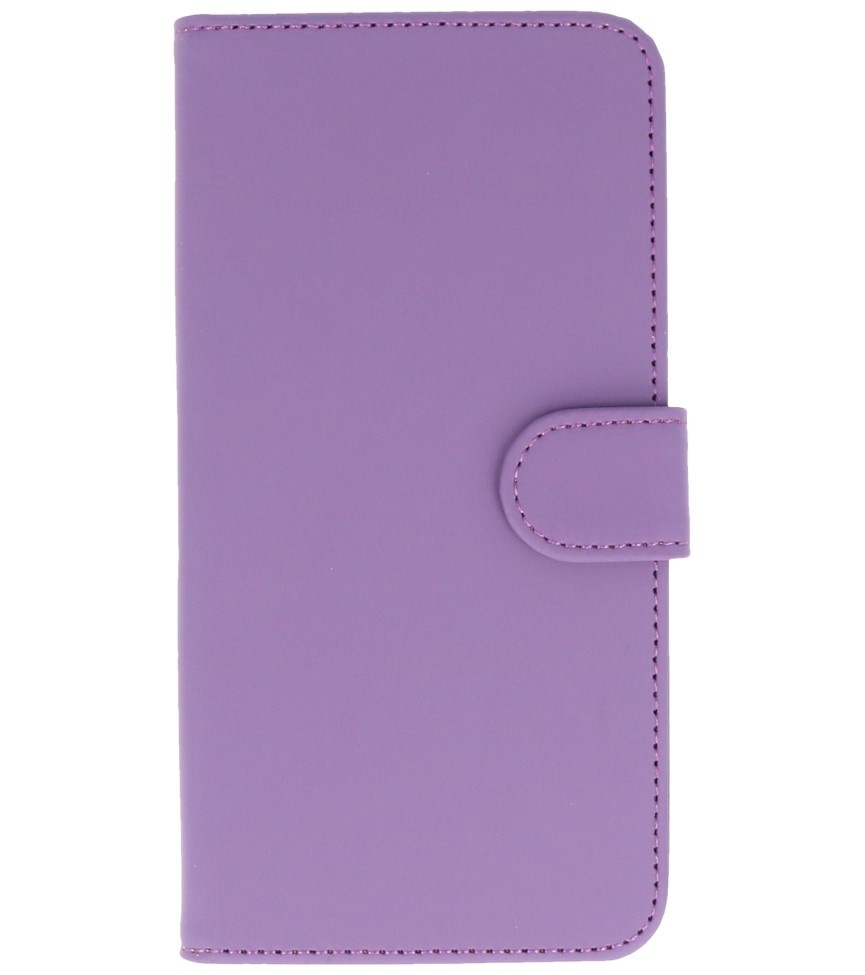 Book Style Taske til Galaxy S7 Edge Plus Purple