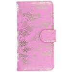 Dentelle style livret pour Galaxy i8260 base Rose