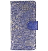 Lace Bookstyle Cover for Galaxy A3 (2016) A310F Blue