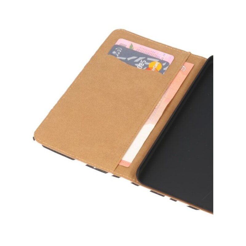 Case Style Snake Libro per Microsoft Lumia 535 Brown