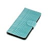 Snake Bookstyle Case for Huawei Ascend G6 Turquiose