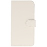 Caja de libro de estilo para HTC uno M9 más blanco