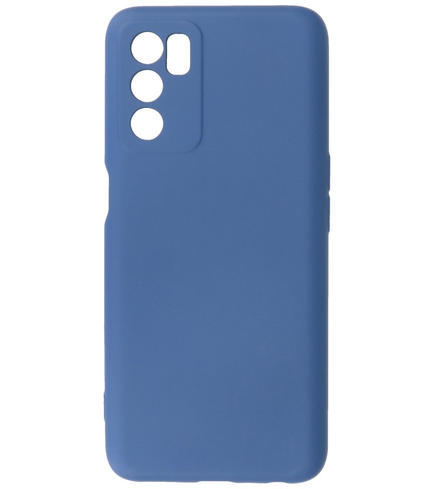 Funda de TPU Fashion Color Oppo A16 azul marino