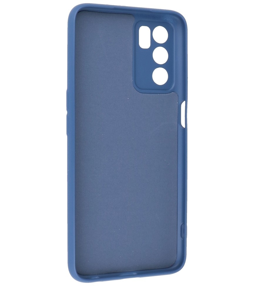 Fashion Color TPU Case Oppo A16 Navy