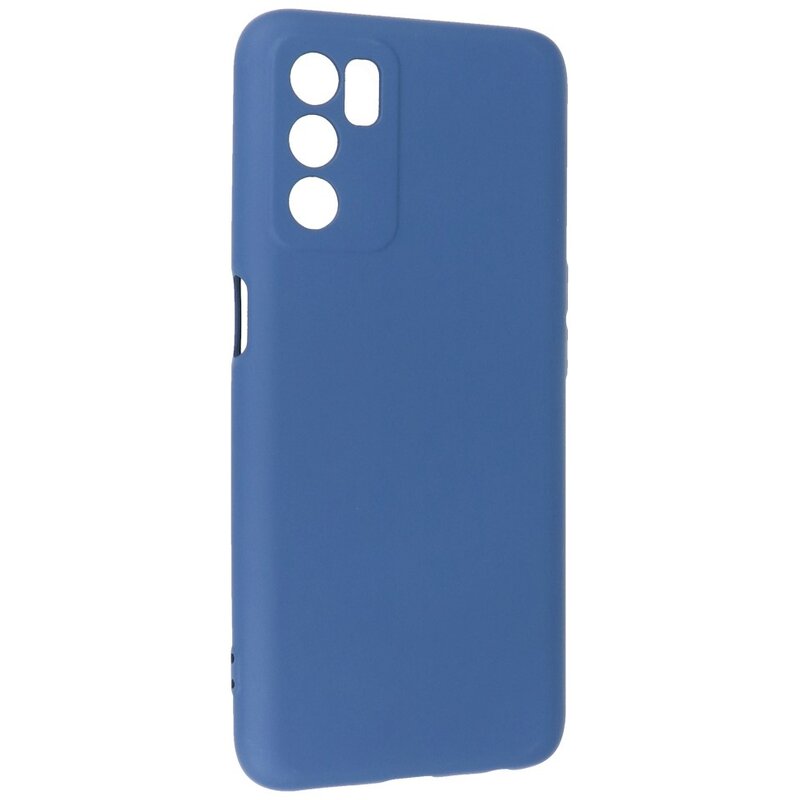 Fashion Color TPU Case Oppo A16 Navy