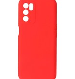 Fashion Color TPU Hoesje Oppo A16 / A55 5G Rood