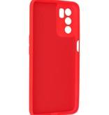 Fashion Color TPU Hoesje Oppo A16 / A55 5G Rood