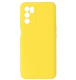 Funda TPU Color Moda Oppo A16 Amarillo
