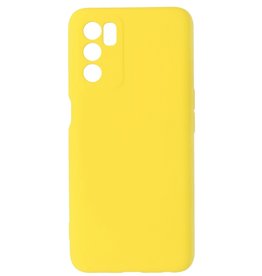 Coque TPU Fashion Color Oppo A16 Jaune