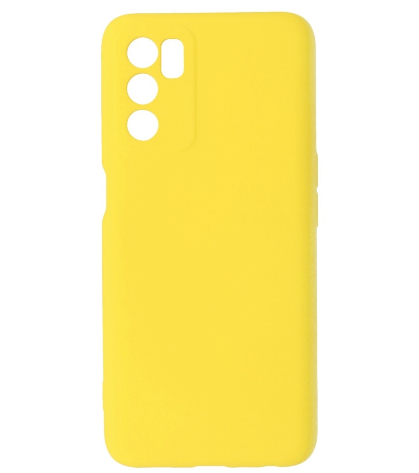 Custodia in TPU colore moda Oppo A16 giallo
