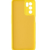 Custodia in TPU colore moda Oppo A16 giallo