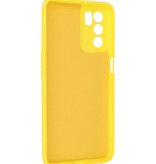 Fashion Color TPU Case Oppo A16 Yellow