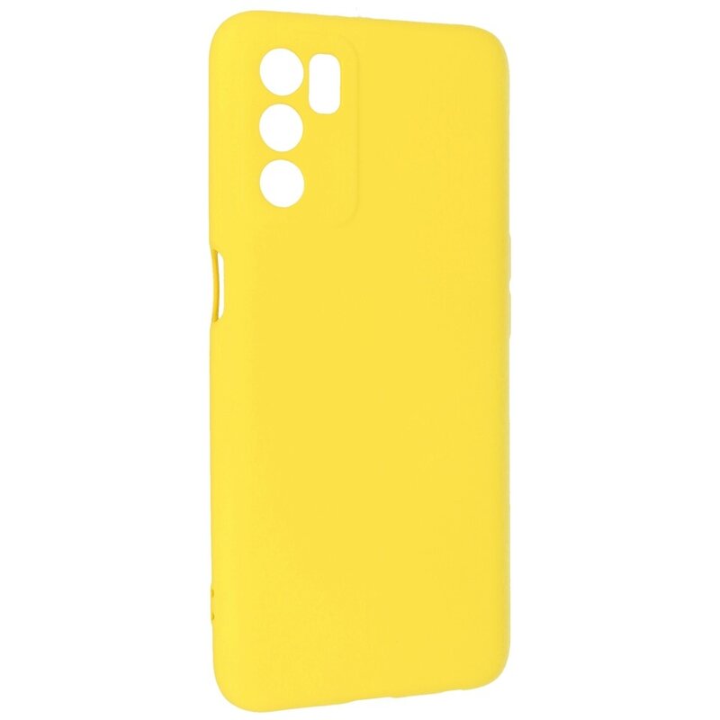 Funda TPU Color Moda Oppo A16 Amarillo