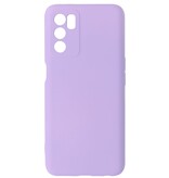 Fashion Color TPU Hoesje Oppo A16 Paars
