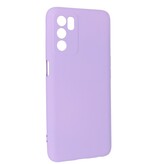 Fashion Color TPU Hoesje Oppo A16 Paars