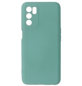 Custodia in TPU colore moda Oppo A16 verde scuro