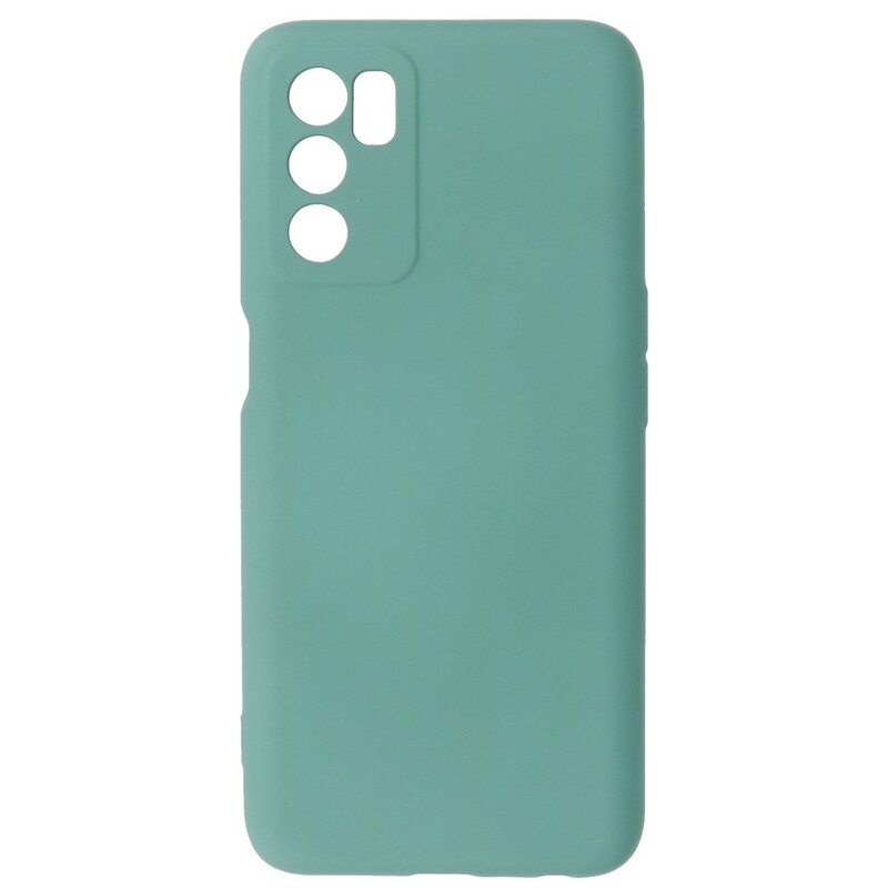 Custodia in TPU colore moda Oppo A16 verde scuro