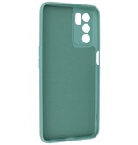 Custodia in TPU colore moda Oppo A16 verde scuro