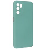 Custodia in TPU colore moda Oppo A16 verde scuro
