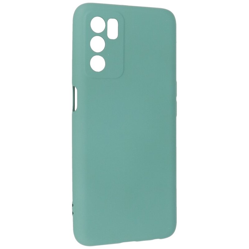 Custodia in TPU colore moda Oppo A16 verde scuro