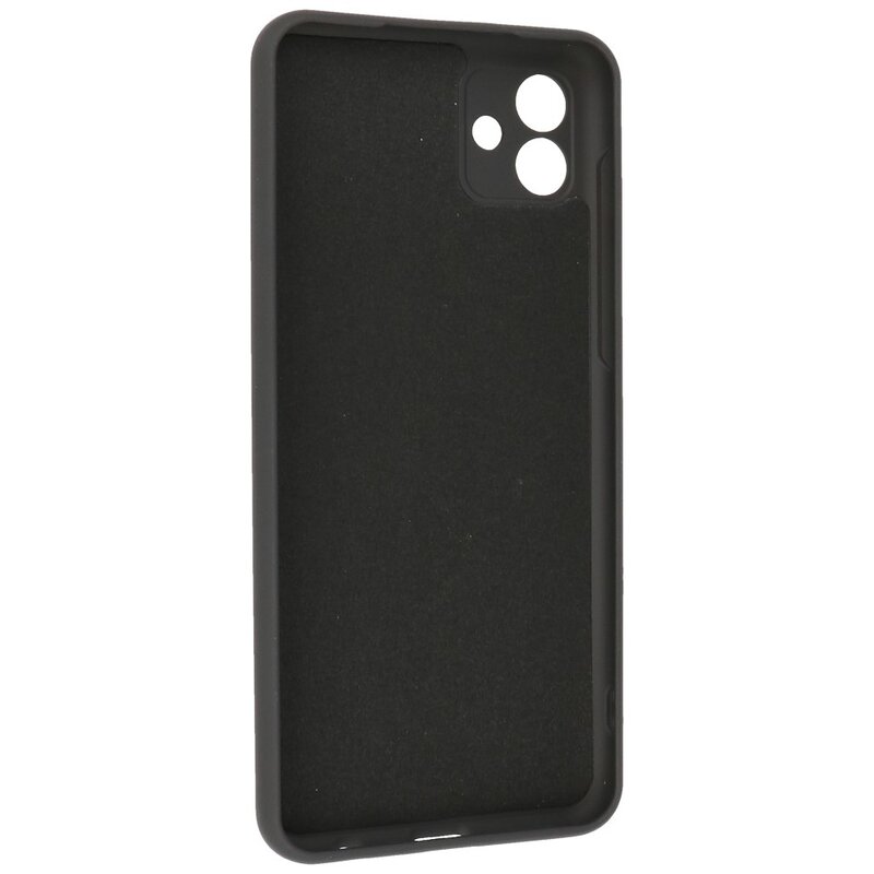 Custodia in TPU color moda per Samsung Galaxy A04 nera