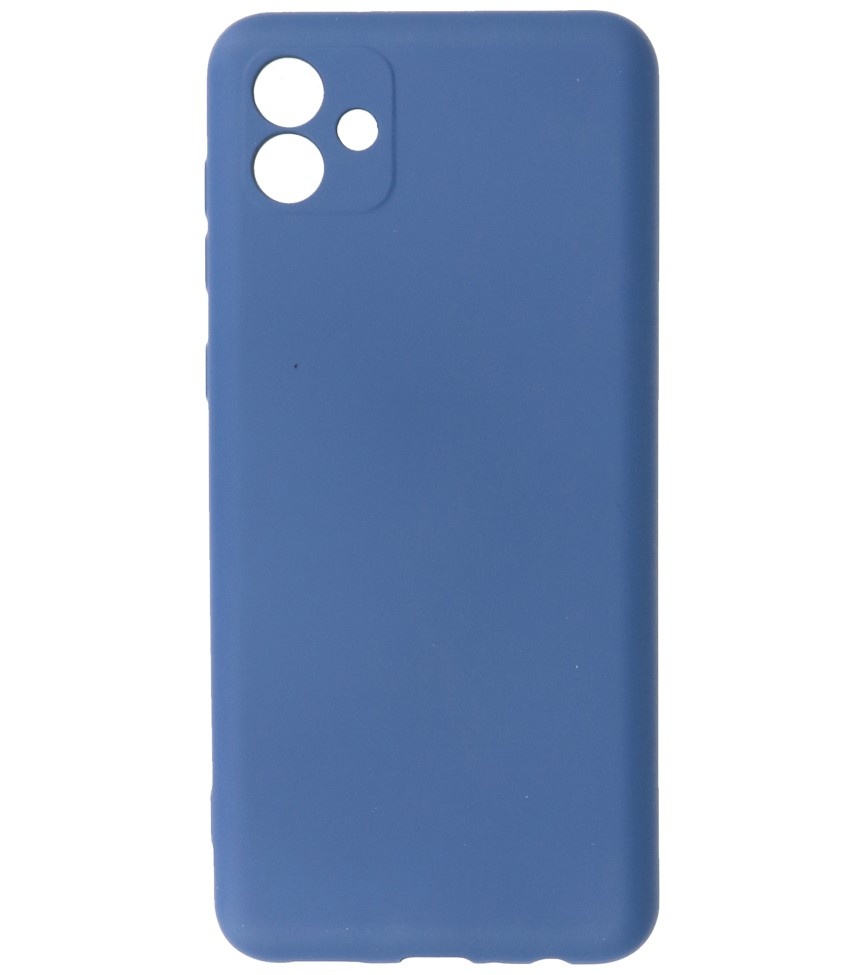 Fashion Color TPU Hoesje Samsung Galaxy A04 Navy