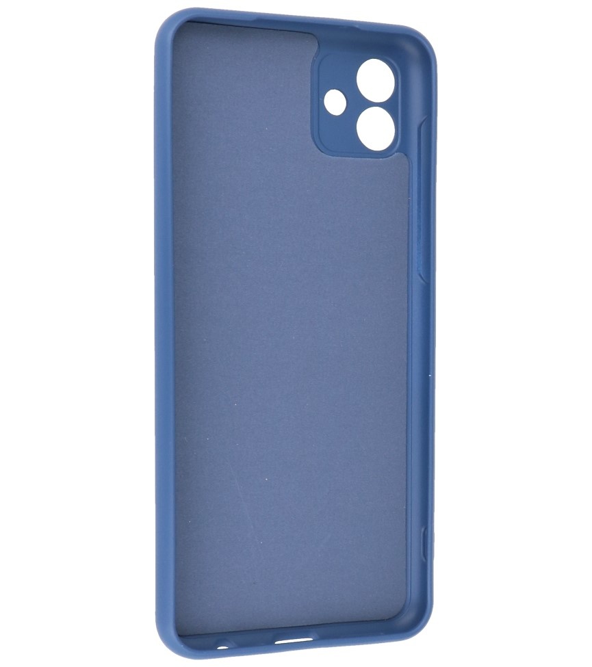 Fashion Color TPU Hoesje Samsung Galaxy A04 Navy