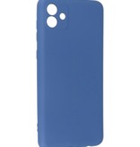 Fashion Color TPU Hoesje Samsung Galaxy A04 Navy