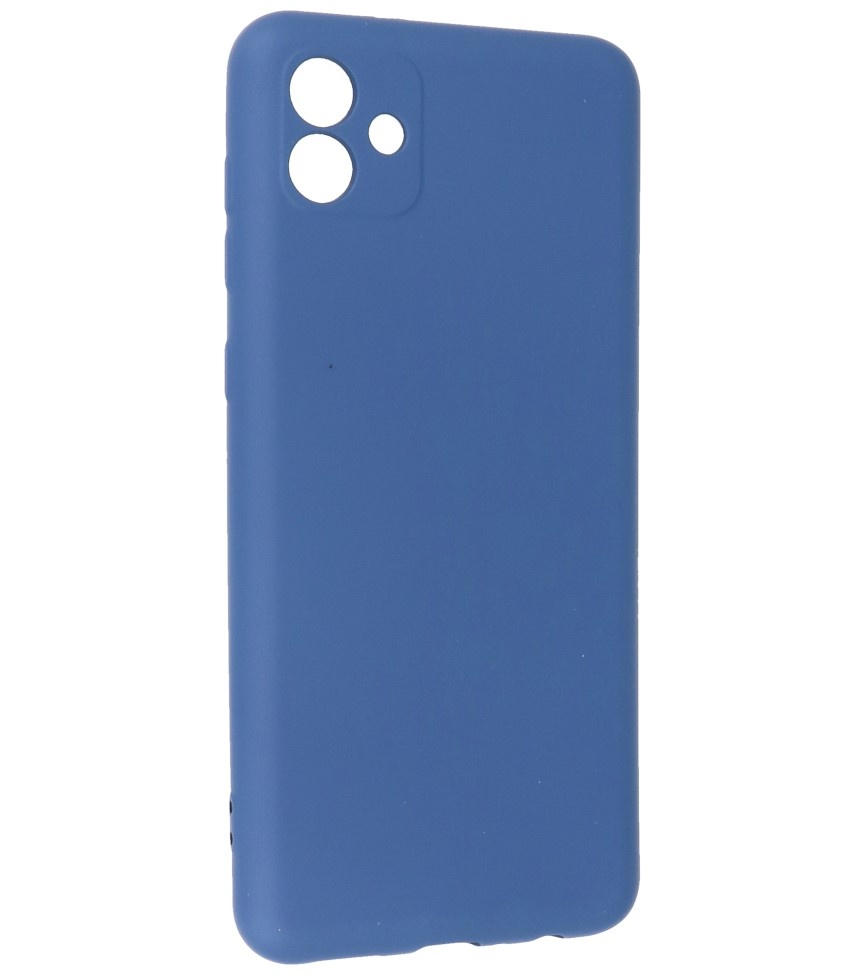 Fashion Color TPU Hoesje Samsung Galaxy A04 Navy