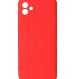 Fashion Color TPU Hülle Samsung Galaxy A04 Rot