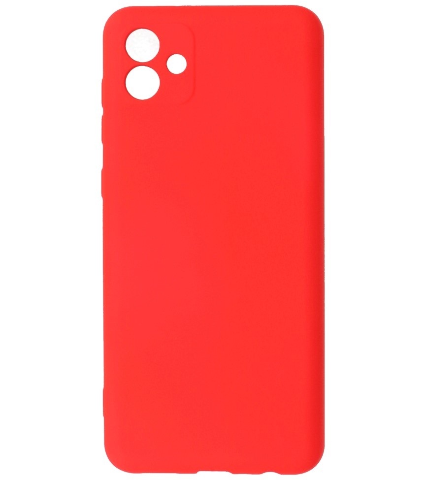 Fashion Color TPU Hülle Samsung Galaxy A04 Rot
