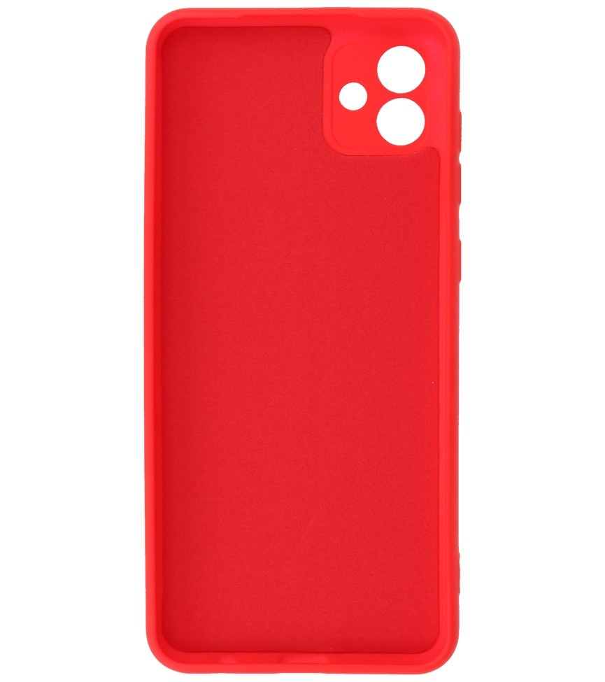 Fashion Color TPU Hoesje Samsung Galaxy A04 Rood