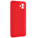 Fashion Color TPU Hoesje Samsung Galaxy A04 Rood
