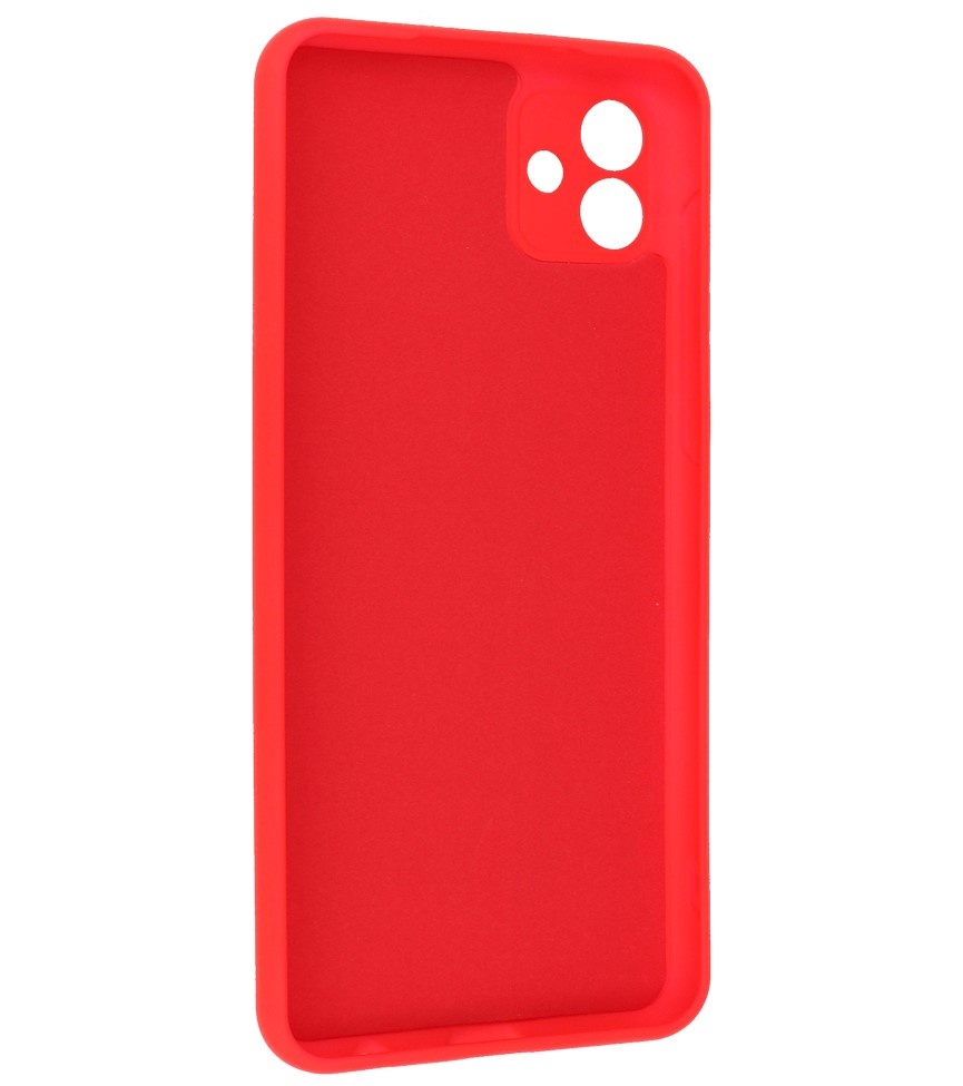 Fashion Color TPU-cover Samsung Galaxy A04 Rød