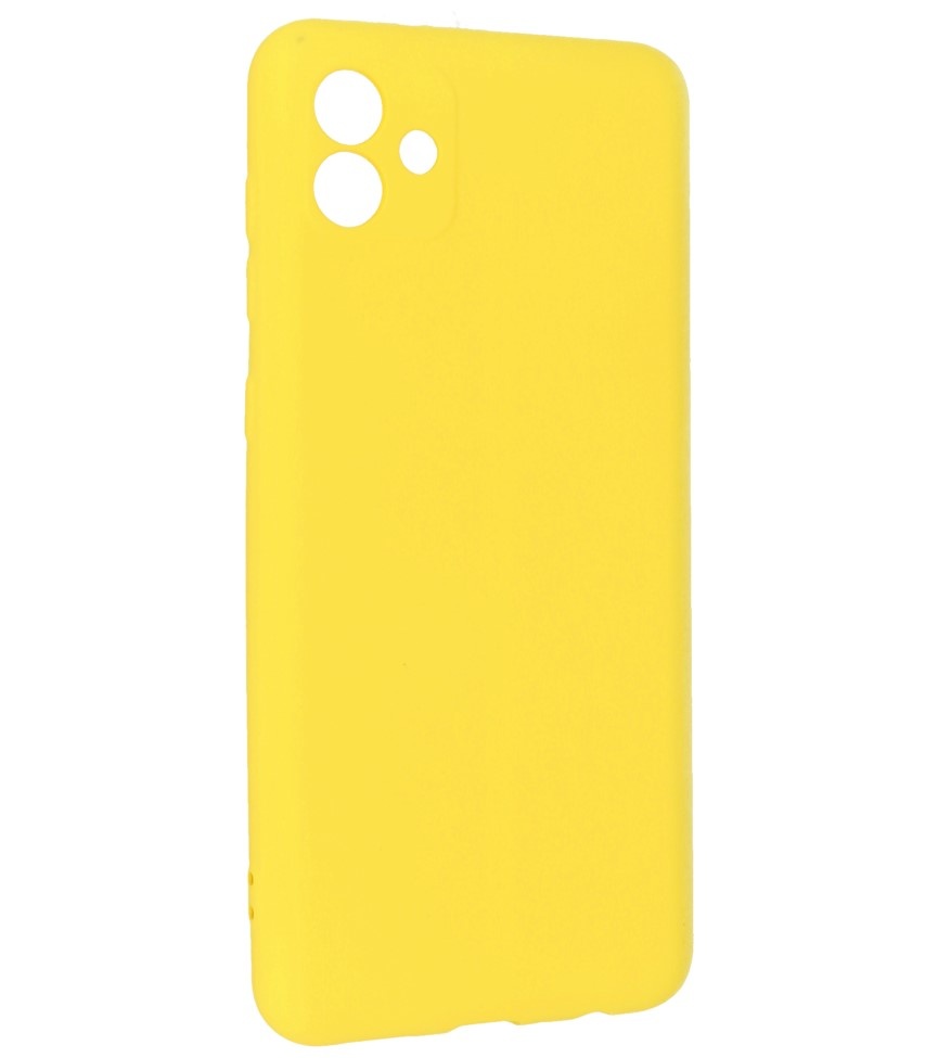 Fashion Color TPU-cover Samsung Galaxy A04 Gul