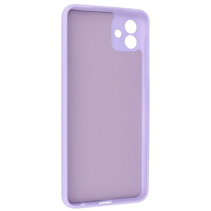 Custodia in TPU color moda per Samsung Galaxy A04 Viola