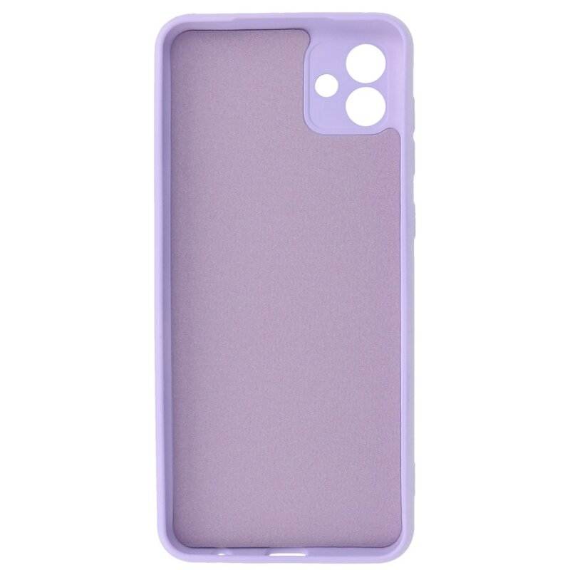 Custodia in TPU color moda per Samsung Galaxy A04 Viola