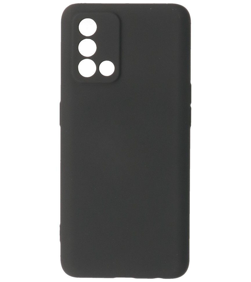 Modefarbe TPU-Hülle Oppo A74 4G / A95 4G Schwarz
