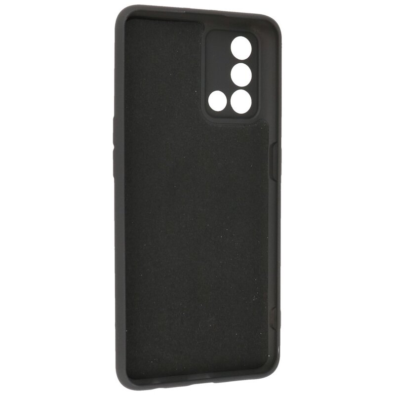 Custodia in TPU color moda per Oppo A74 4G / A95 4G nera