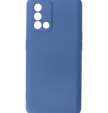 Funda TPU Color Moda Oppo A74 4G / A95 4G Azul Marino