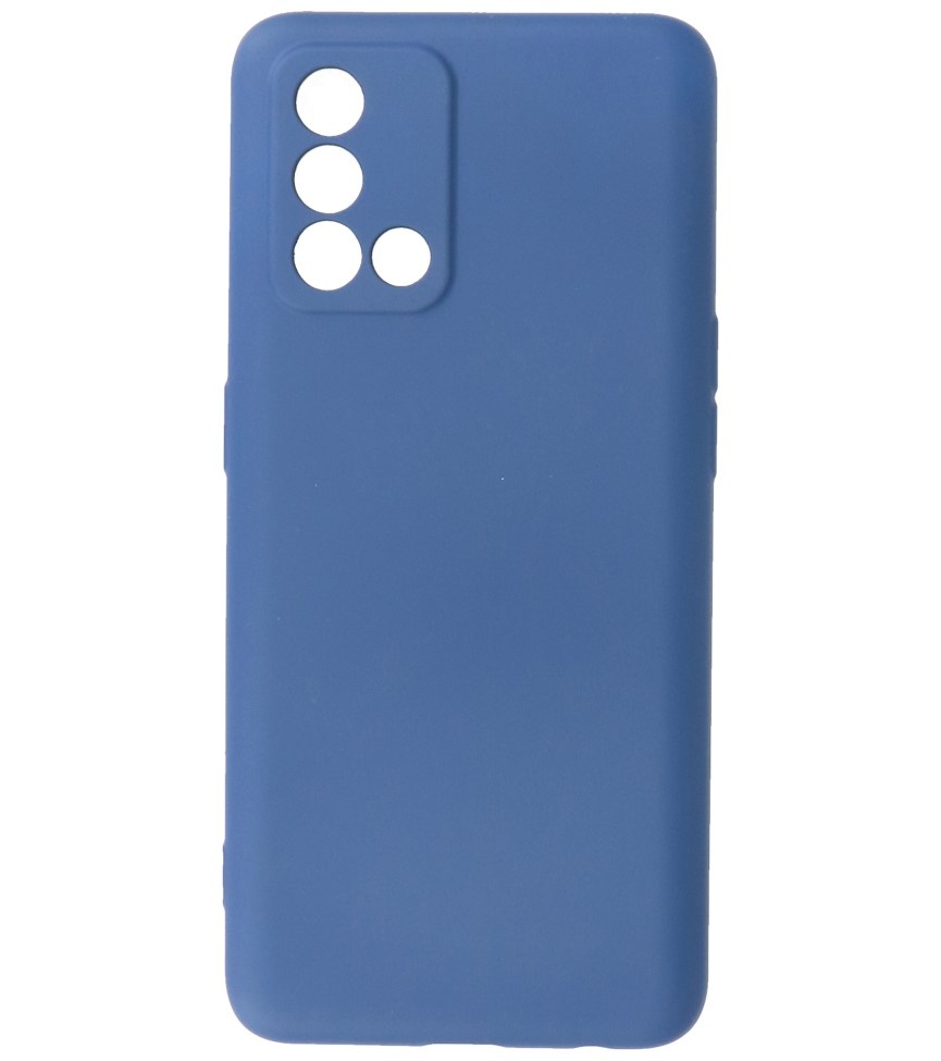 Funda TPU Color Moda Oppo A74 4G / A95 4G Azul Marino