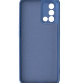 Fashion Color TPU Hoesje Oppo A74 4G / A95 4G Navy