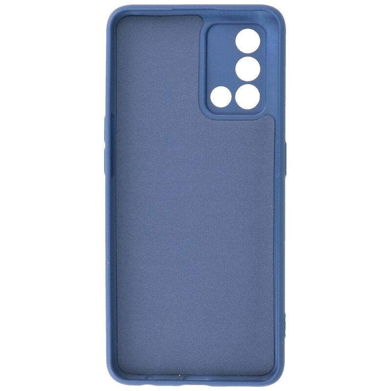 Fashion Color TPU Hoesje Oppo A74 4G / A95 4G Navy