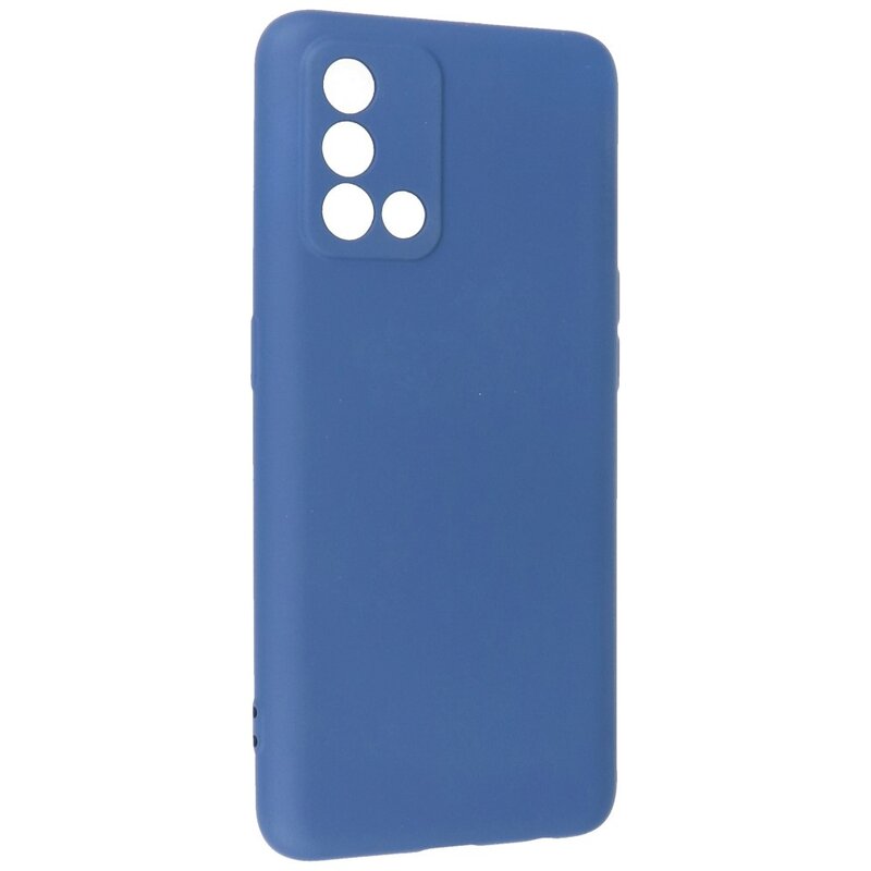 Fashion Color TPU Hoesje Oppo A74 4G / A95 4G Navy