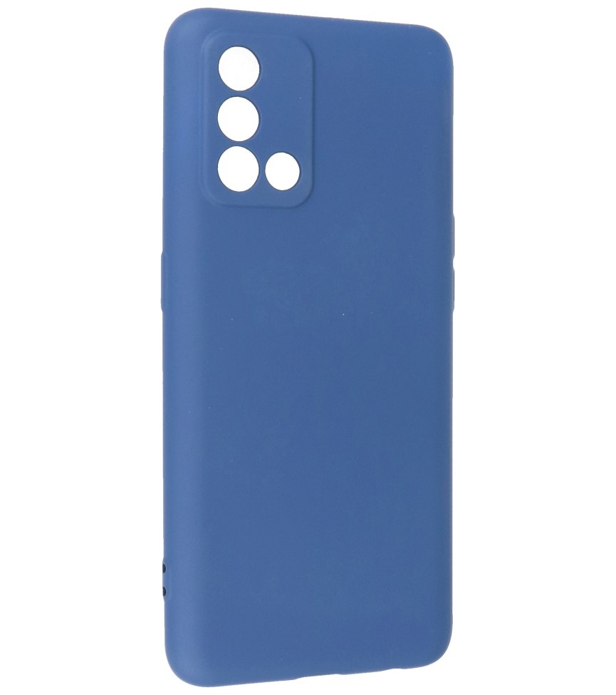 Funda TPU Color Moda Oppo A74 4G / A95 4G Azul Marino