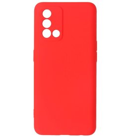 Custodia in TPU colore moda Oppo A74 4G / A95 4G rosso